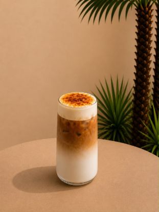 Ice Creme Brulee Latte resmi